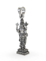 Lord Venkateswara Sterling Silver Devotional Pendant