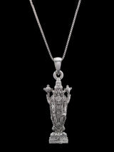 Lord Venkateswara Sterling Silver Devotional Pendant