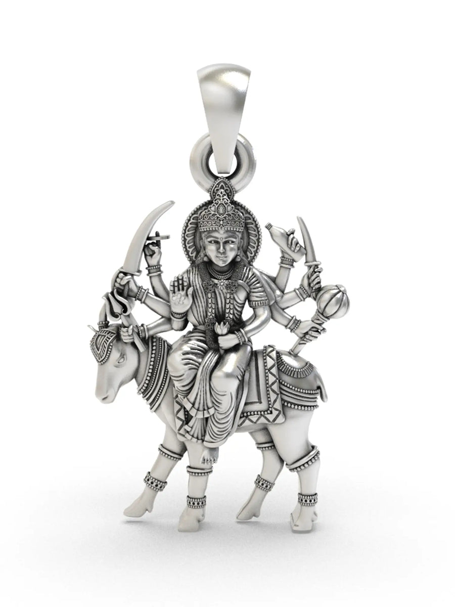 Meldi Folk Goddess Sterling Silver Pendant