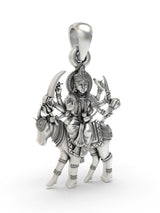 Meldi Folk Goddess Sterling Silver Pendant
