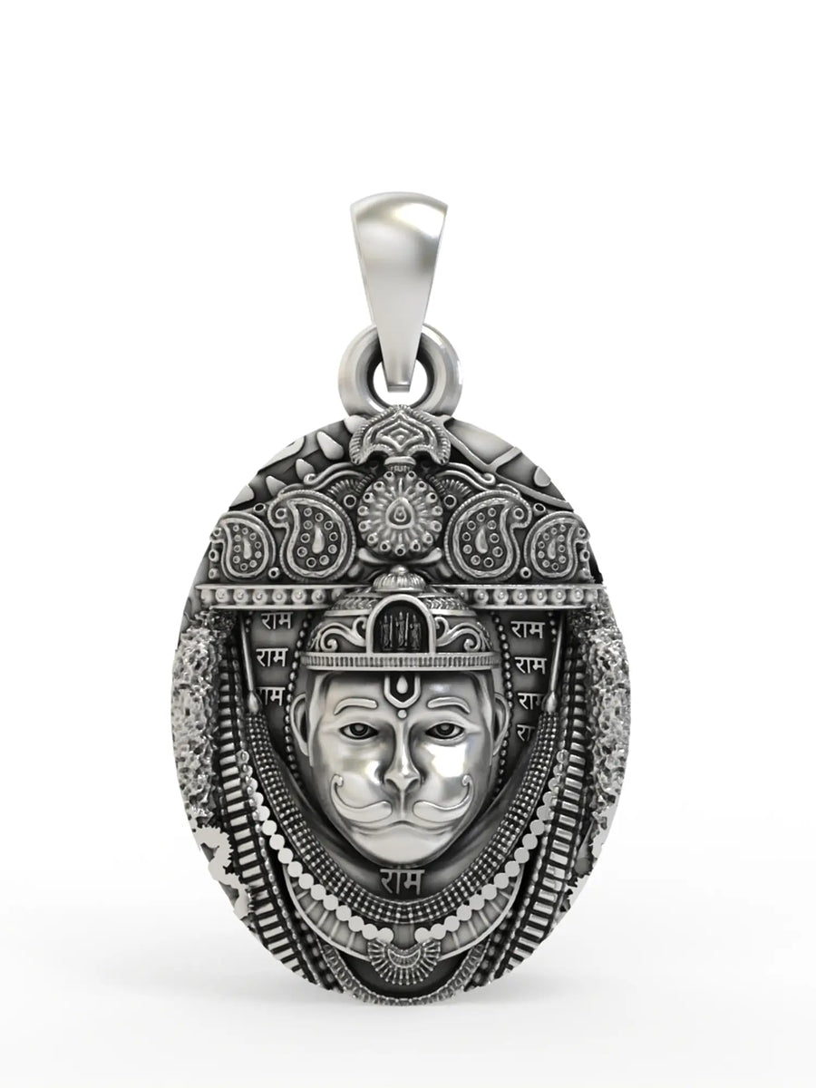 Hanuman Dada Sterling Silver Pendant