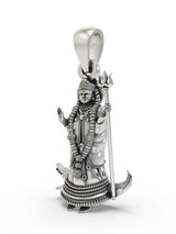 Khodiyar Mata Folk Goddess Sterling Silver Pendant