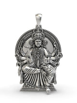 Chottanikkara Bhagavathi Devi Sterling Silver Pendant