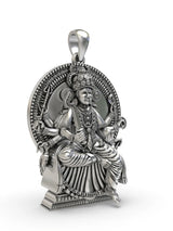 Chottanikkara Bhagavathi Devi Sterling Silver Pendant