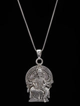 Chottanikkara Bhagavathi Devi Sterling Silver Pendant