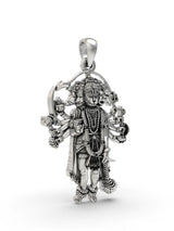 Panchamukhi Lord Hanuman Sterling Silver Pendant