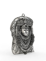 Bhurakhiya Hanuman Dada Sterling Silver Pendant