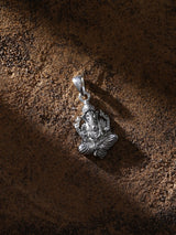 Chaturbhuja Lord Ganesha Sterling Silver Pendant