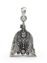 Tulja Bhavani Goddess Parvati Sterling Silver Pendant