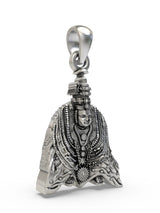 Tulja Bhavani Goddess Parvati Sterling Silver Pendant