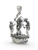Chhinnamasta Goddess of Self Sacrifice Sterling Silver Pendant