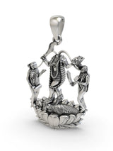 Chhinnamasta Goddess of Self Sacrifice Sterling Silver Pendant