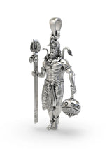 Shiva and Hanuman Sterling Silver Pendant
