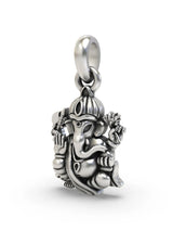Vintage Lord Ganesha Sterling Silver Pendant