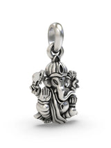 Vintage Lord Ganesha Sterling Silver Pendant