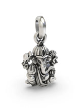 Vintage Lord Ganesha Sterling Silver Pendant