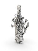 Akhat Maa Sterling Silver Pendant of the Rare Goddess
