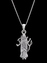 Akhat Maa Sterling Silver Pendant of the Rare Goddess