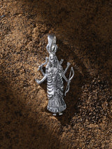 Akhat Maa Sterling Silver Pendant of the Rare Goddess