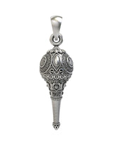 Hanuman Gada Sterling Silver Pendant