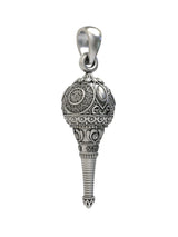 Hanuman Gada Sterling Silver Pendant