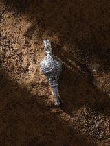 Hanuman Gada Sterling Silver Pendant