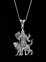 Kaal Bhairava Fierce Form of Shiva Sterling Silver Pendant