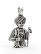Jalaram Bapa Sterling Silver Pendant for Men and Women
