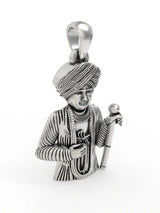 Jalaram Bapa Sterling Silver Pendant for Men and Women