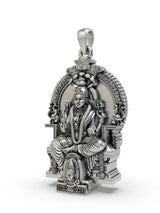 Goddess Mariamman Sterling Silver Pendant