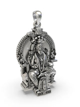 Goddess Mariamman Sterling Silver Pendant