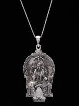 Goddess Mariamman Sterling Silver Pendant