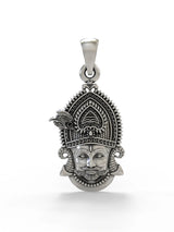 Khatu Shyam Baba Devotional Sterling Silver Pendant