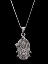 Khatu Shyam Baba Devotional Sterling Silver Pendant