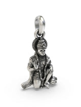 Blessing Hanuman Vintage Sterling Silver Pendant