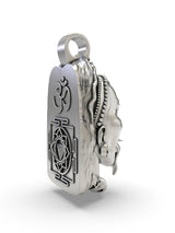 Goddess Kali Face Sterling Silver Pendant