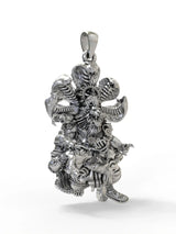 Lord Narasimha Avatar of Vishnu Sterling Silver Pendant