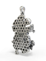 Lord Narasimha Avatar of Vishnu Sterling Silver Pendant