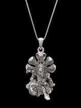Lord Narasimha Avatar of Vishnu Sterling Silver Pendant