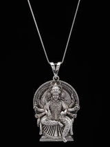 Chottanikkara Bhagavathi Mahalakshmi Sterling Silver Pendant