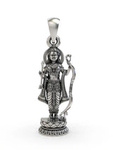 Ram Lalla Sterling Silver Devotional Pendant