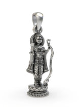 Ram Lalla Sterling Silver Devotional Pendant