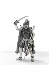 Madurai Veeran Folk Deity Sterling Silver Pendant