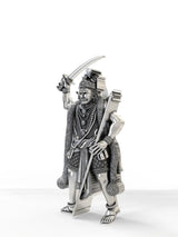 Madurai Veeran Folk Deity Sterling Silver Pendant