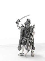 Madurai Veeran Folk Deity Sterling Silver Pendant