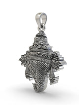 Vishnu Shankh Sterling Silver Pendant