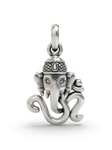 Om Ganesha Vintage Sterling Silver Pendant
