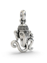 Om Ganesha Vintage Sterling Silver Pendant