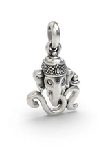 Om Ganesha Vintage Sterling Silver Pendant