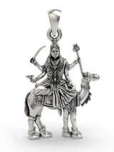 Momai Maa Goddess Sterling Silver Pendant